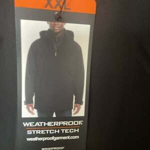 Weatherproof Ultra Tech men’s 2XL black  full zip jacket